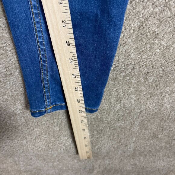 Free People Jeans Womens 26 Skinny Distressed Long‎ & Lean Jegging High Rise - Picture 9 of 13
